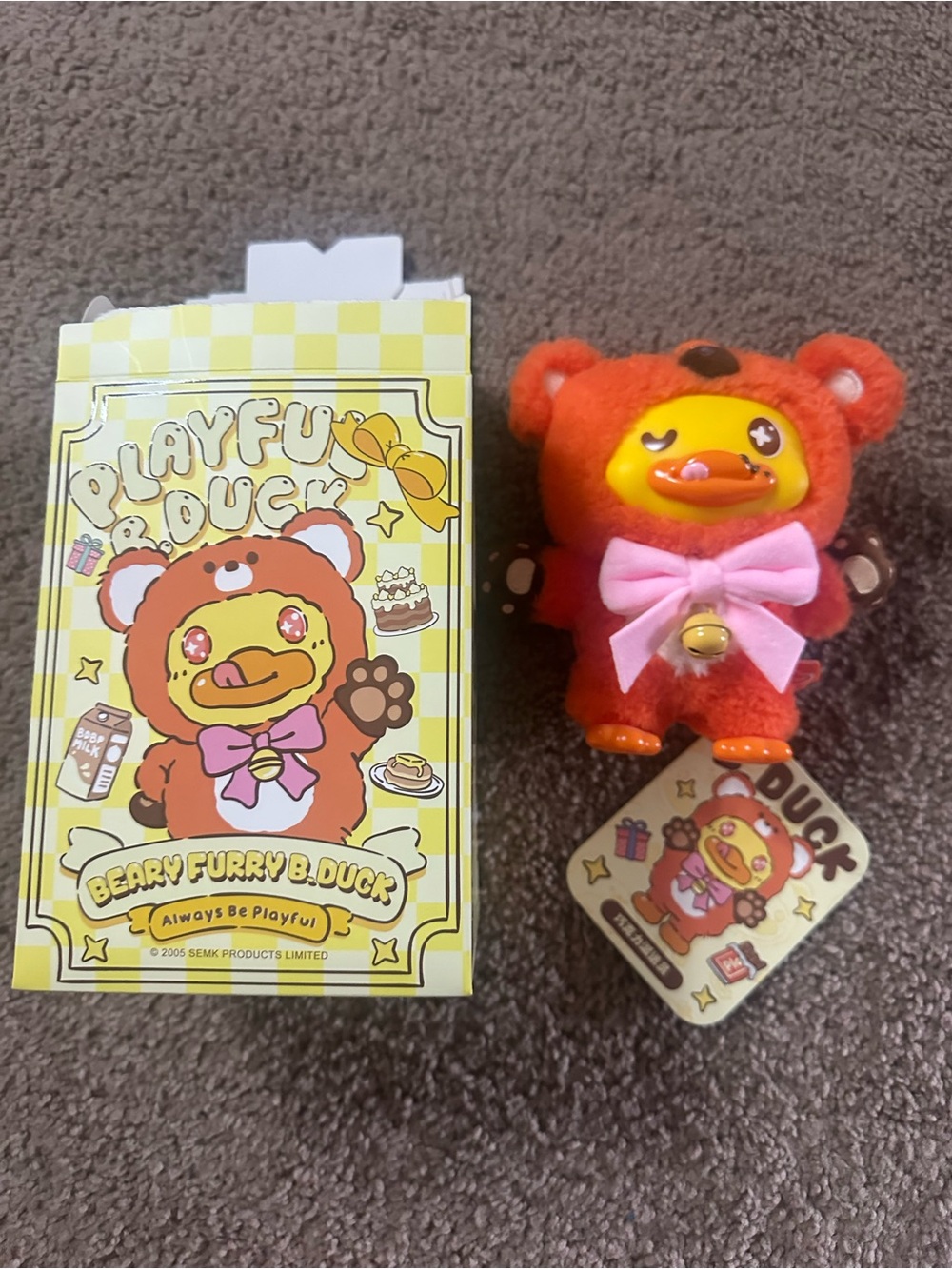 Playful Duck Beary Furry B. Duck Blind Box